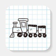 toy train doodle