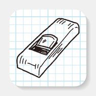 wood plane doodle