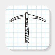 pickaxe doodle