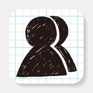 Doodle Character sign