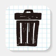 Doodle Trash can N2