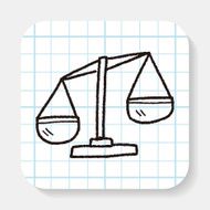 balance doodle drawing