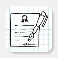 certificate doodle N4