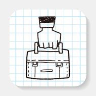 briefcase doodle drawing N2