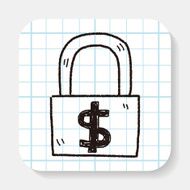 money lock doodle