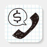 phone sale doodle