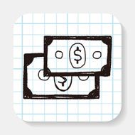 money bill doodle drawing N2