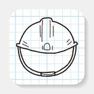 construction hat doodle N2