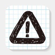 warning doodle