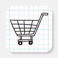 doodle Shopping cart N6