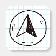 GPS arrow doodle N2