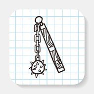 iron mace doodle