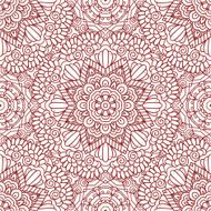 Mehndi henna design seamless pattern