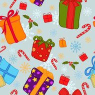 Pattern Hand drawn illustration - Magic gifts