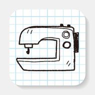 sewing machine doodle