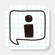 information doodle drawing