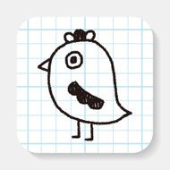 bird doodle drawing