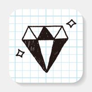 diamond doodle drawing