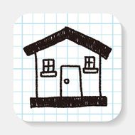 house doodle drawing