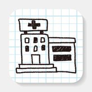 hospital doodle drawing N2