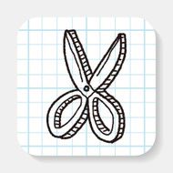 scissors doodle drawing