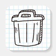 trash can doodle drawing N2