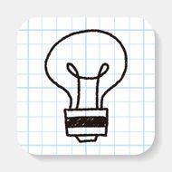 bulb doodle drawing N2