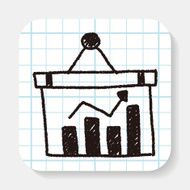 bussiness chart doodle drawing N2