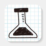 Experiments bottle doodle drawing