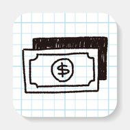 money bill doodle drawing N3