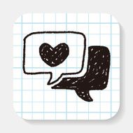 love speech doodle