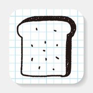 toast doodle drawing N3