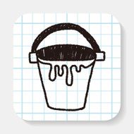 bucket doodle drawing