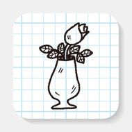 rose flower doodle N2