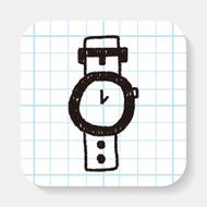 watch doodle drawing N3