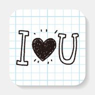 I love you doodle