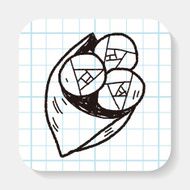 rose flower doodle N3