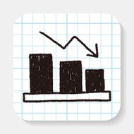 bussiness chart doodle drawing N3