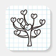 love tree doodle