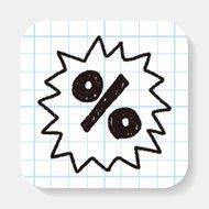 Operation symbol doodle drawing