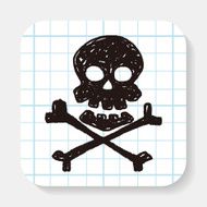 skull Doodle N11