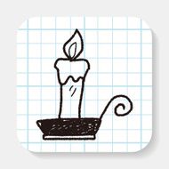 candle doodle N9