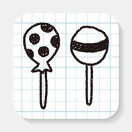 candy doodle drawing