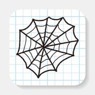 spider web doodle