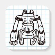 robot doodle N134
