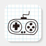 Game Remote Control doodle drawing N2