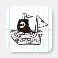 Pirate Ship doodle N5