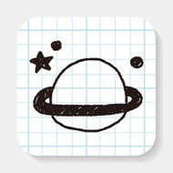 planet doodle drawing