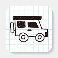 car doodle drawing