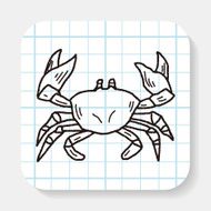 Crab doodle